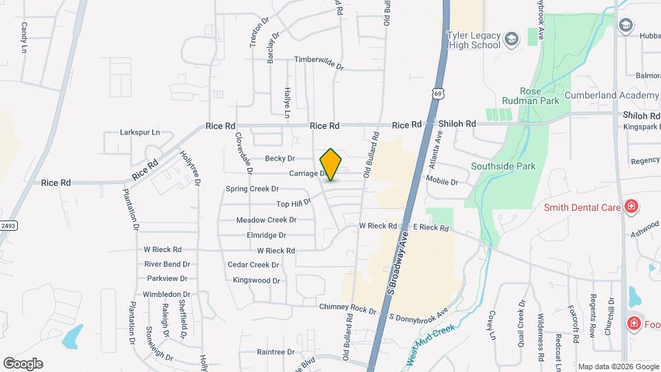 423 Top Hill Dr Map and Location Details