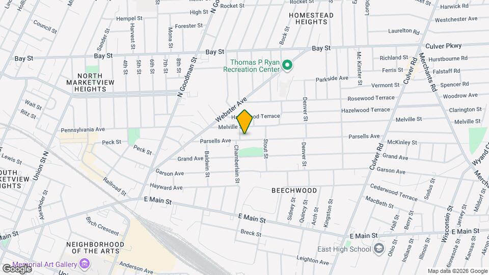 164 Parsells Ave Mapa y Detalles de la Ubicación