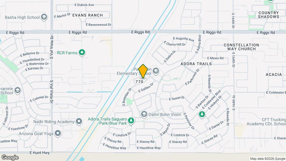 2208 E Indian Wells Dr Map and Location Details