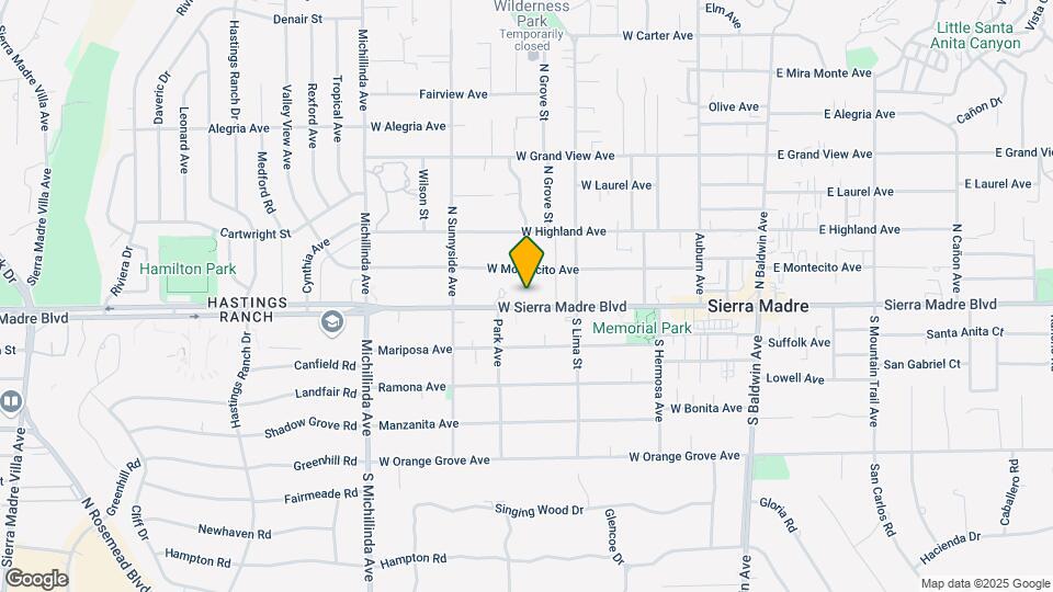 435 Sierra Madre Blvd Map and Location Details