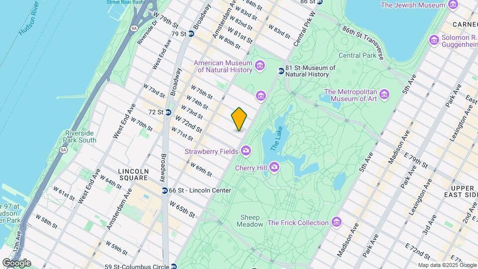 3 W 73rd St Map and Location Details