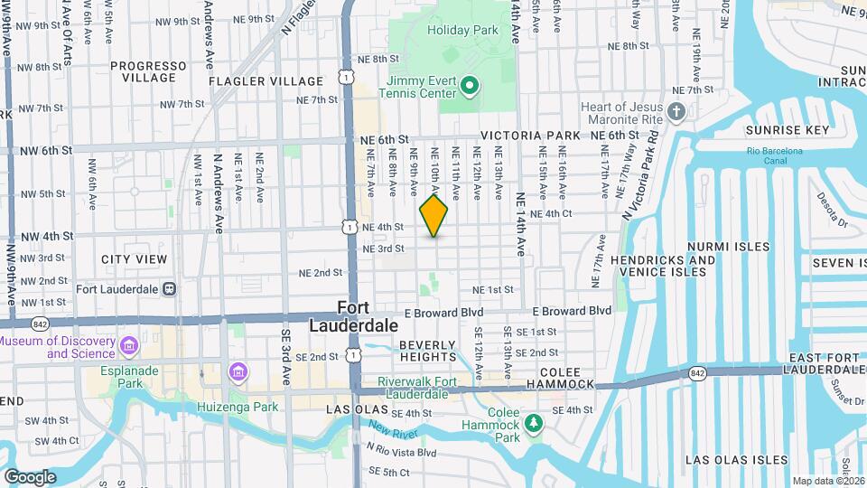 917 NE 3rd St Map and Location Details