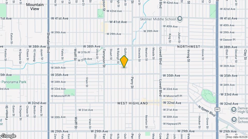 3531 Quitman St Map and Location Details