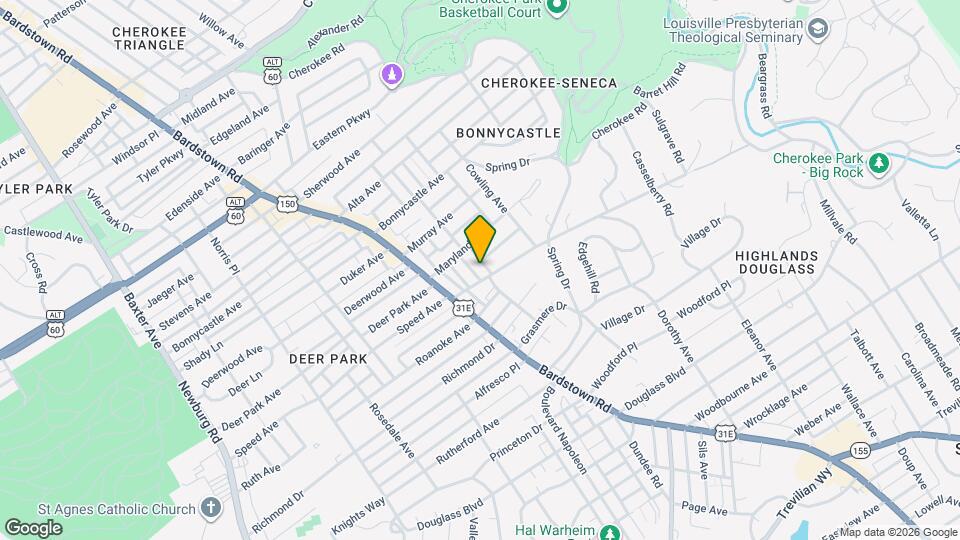 2101 Speed Ave Map and Location Details