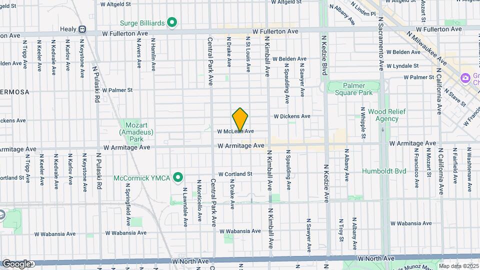 3519 W McLean Ave Map and Location Details