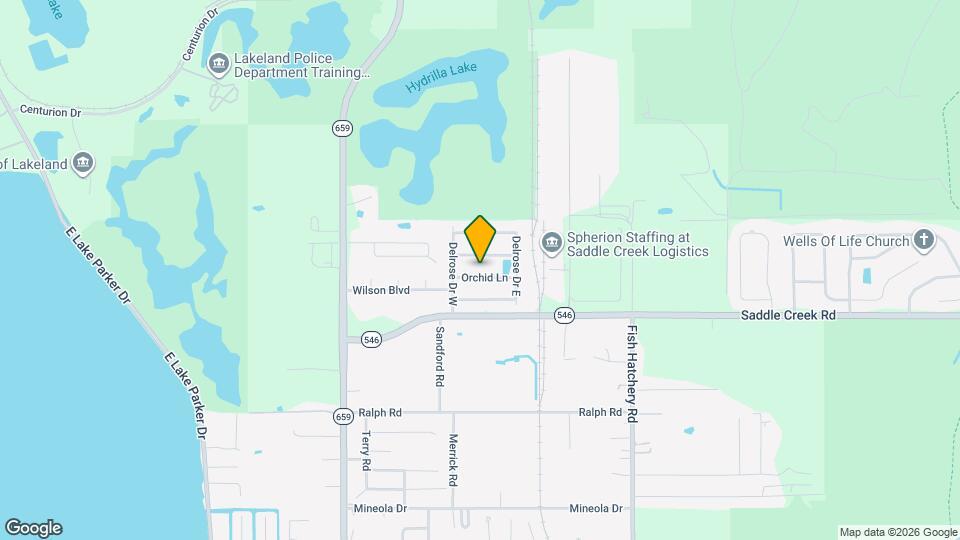 2860 Orchid Ln Map and Location Details