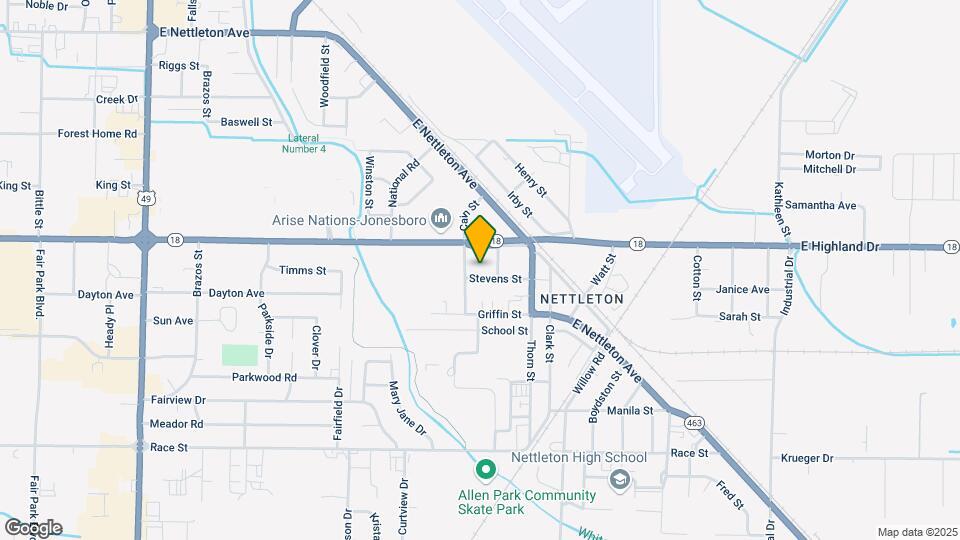 3804 Stevens St Map and Location Details
