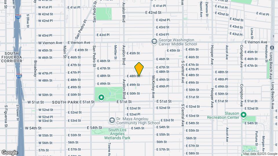 694 E 48th St Map and Location Details