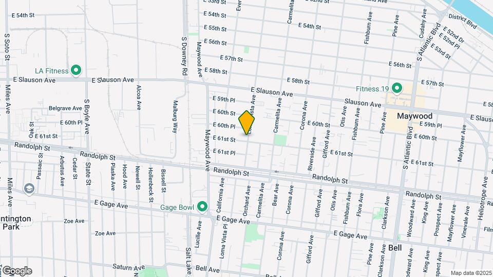 3649 E 61st St Map and Location Details