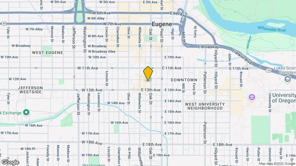 1230 Oak St Mapa y Detalles de la Ubicación