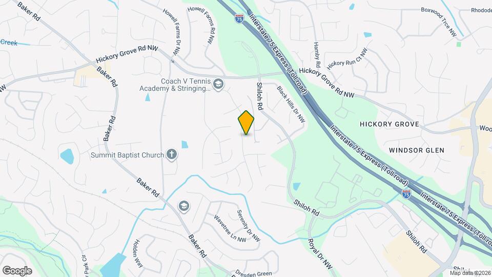 4156 Glenaire Way NW Map and Location Details