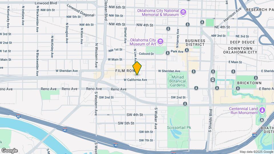 631 W California Ave Map and Location Details