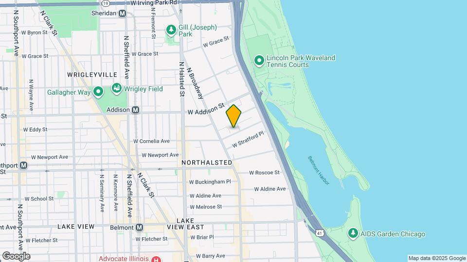 606 W Cornelia Ave Map and Location Details