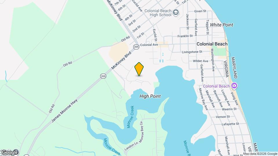 201 Monroe Point Dr Map and Location Details