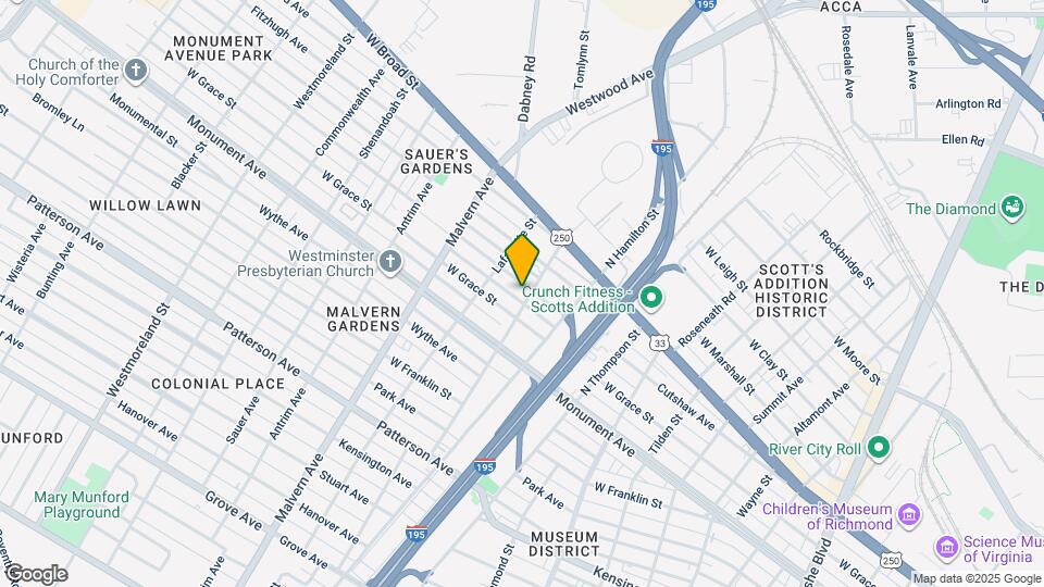 3901 Cutshaw Ave Map and Location Details