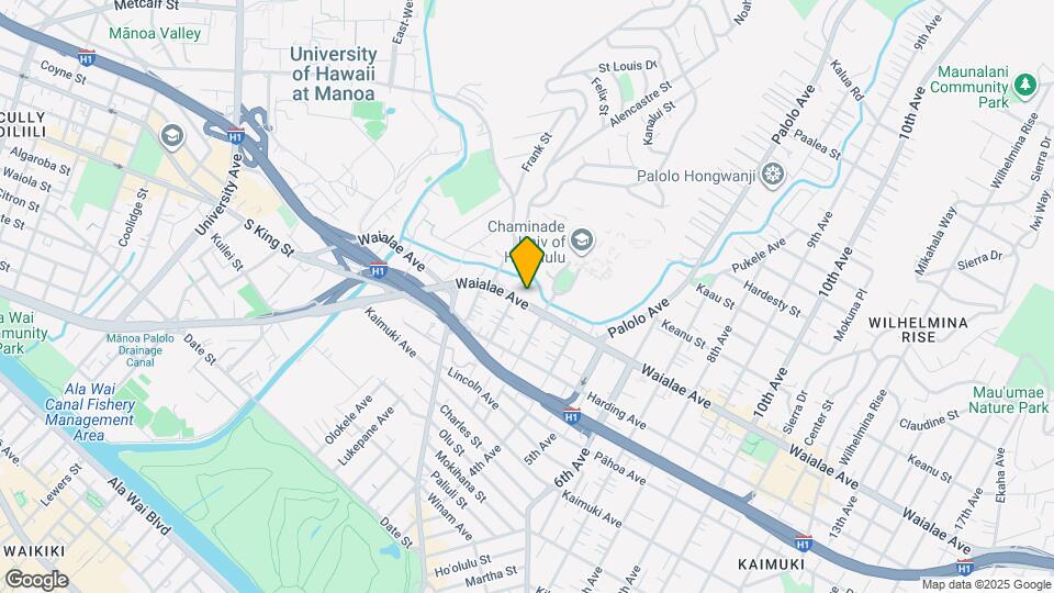 3114 Waialae Ave Map and Location Details