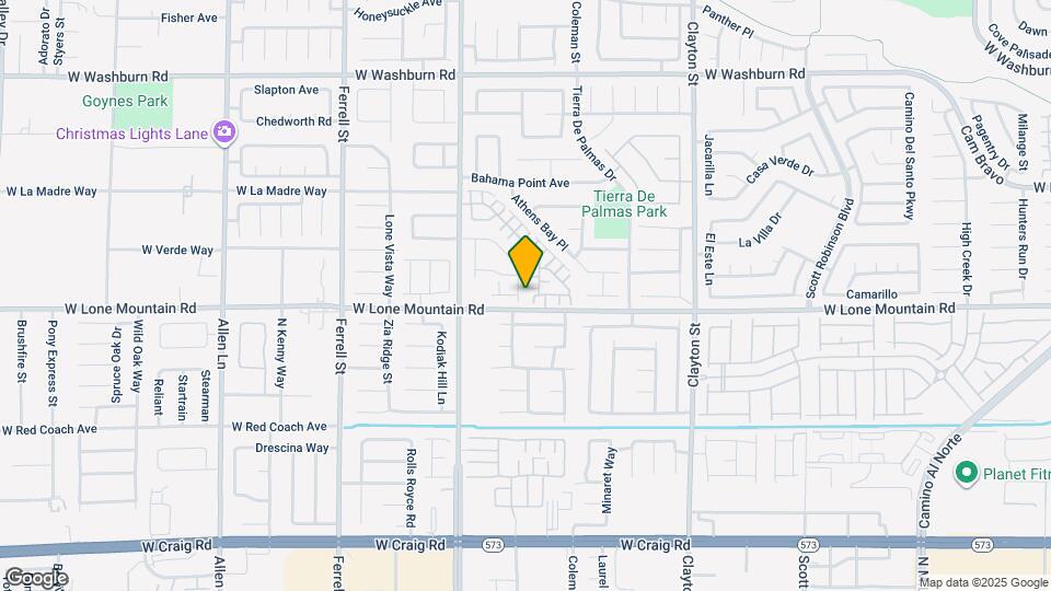 4812 Blushing Star St Map and Location Details