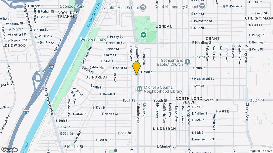 5965 Atlantic Ave Mapa y Detalles de la Ubicación