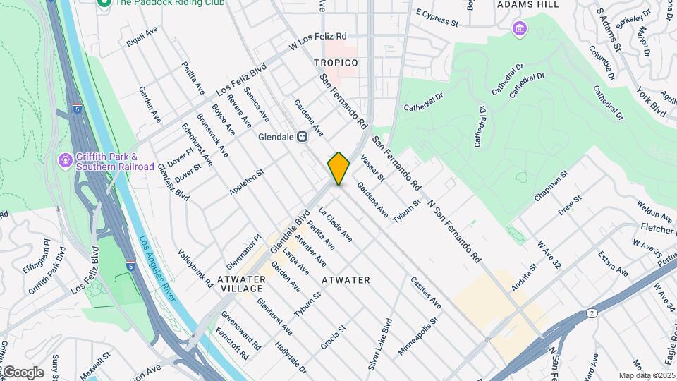 3549 Casitas Ave Map and Location Details