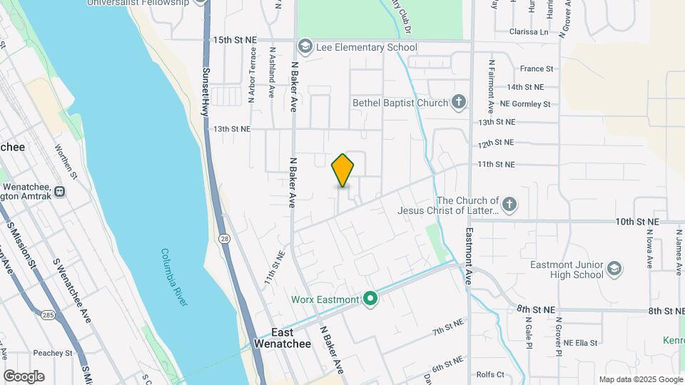 1117 Cedar Ln, Unit 1117 Map and Location Details