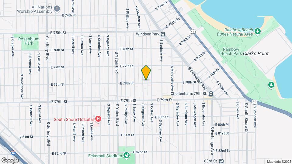 2540 E 78th St Map and Location Details