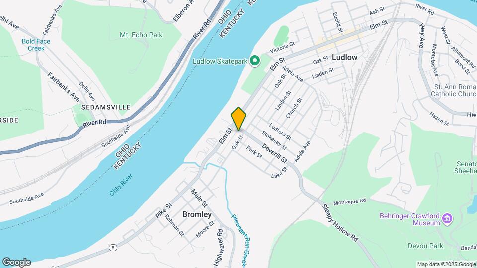 808 Oak St Map and Location Details