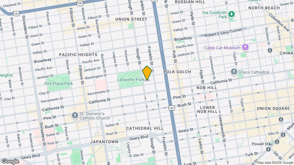 1970 Sacramento St Map and Location Details