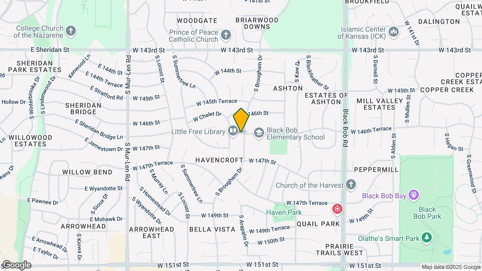 14622 S Brougham Dr Map and Location Details