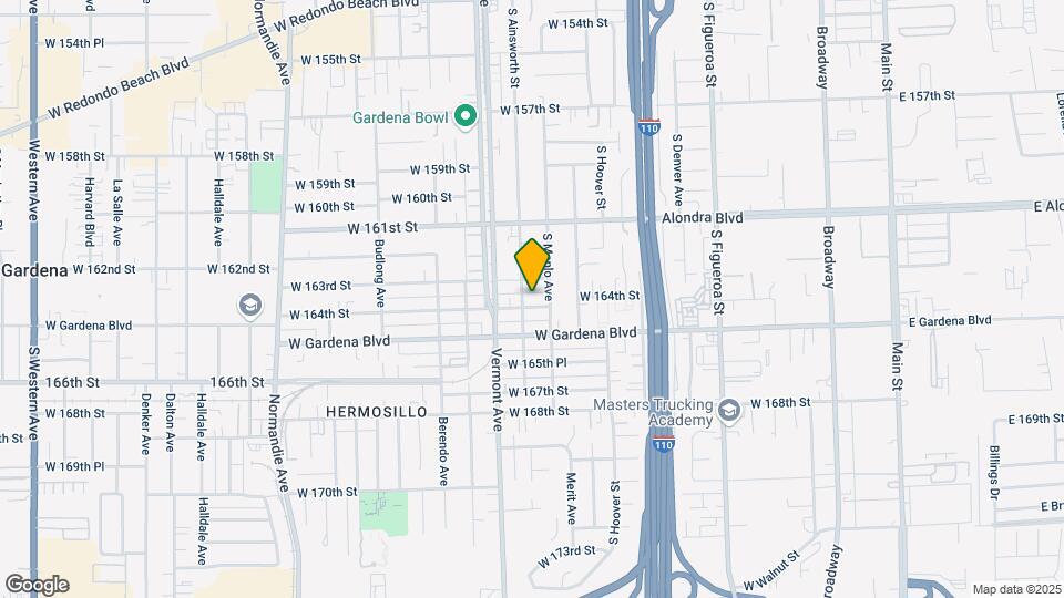 16314 S Ainsworth St Map and Location Details
