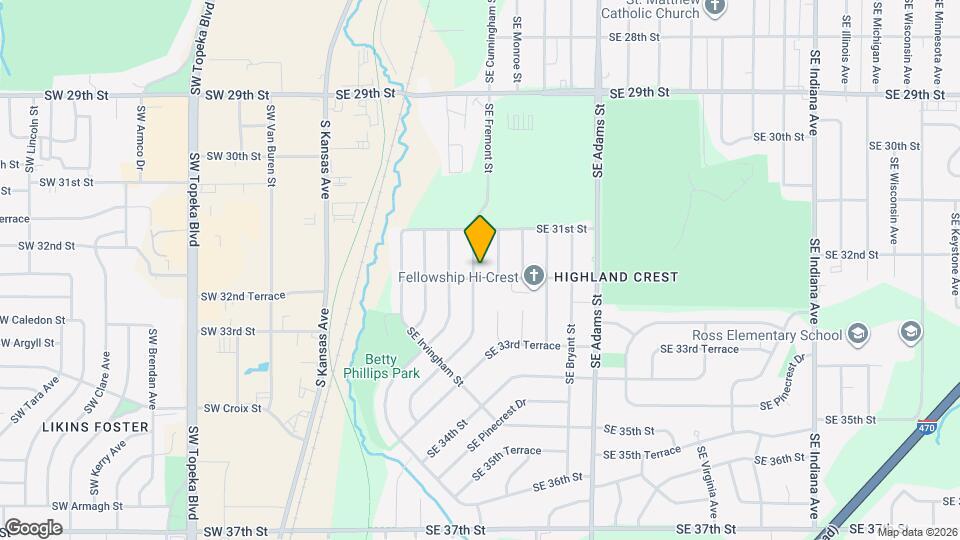 3136 SE Fremont St Map and Location Details