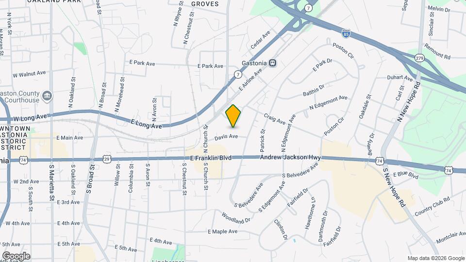 910 Davis Ave Map and Location Details