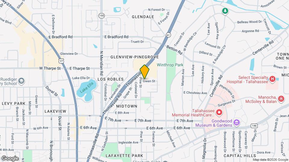 710 Gwen St, Unit A Map and Location Details