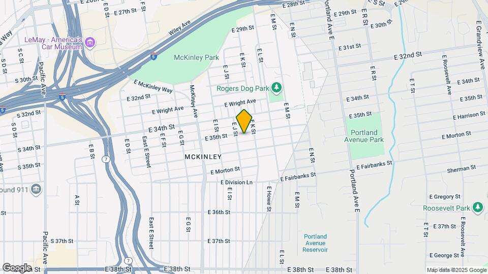 1010 E 35th St Map and Location Details