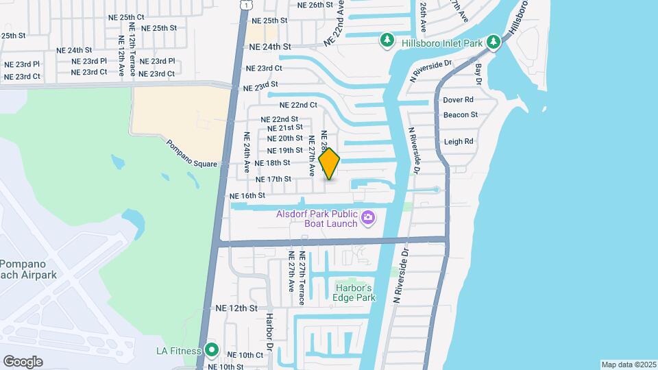 2840 NE 16th Ct Map and Location Details