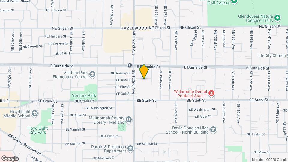 12328 SE Ash St Map and Location Details