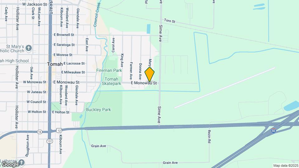 1021 E Monowau St, Unit 1 Mapa y Detalles de la Ubicación