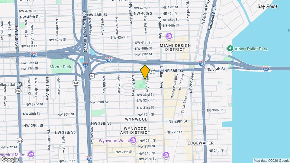 121 NE 34th St, Unit 2910 Map and Location Details
