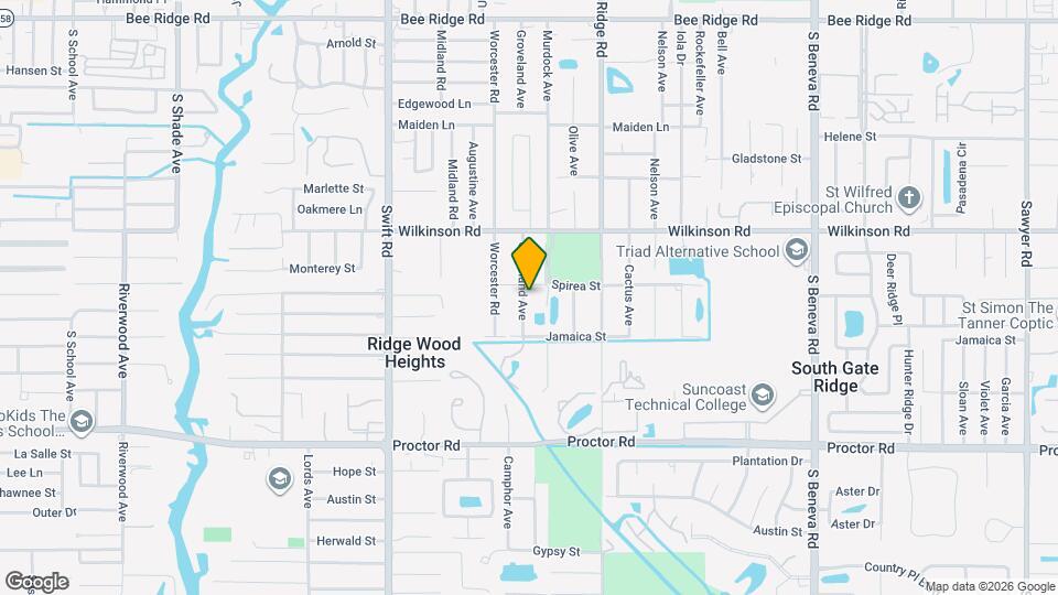 4513 Groveland Ave Map and Location Details