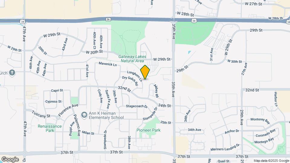 3114 Horseshoe Ct Map and Location Details