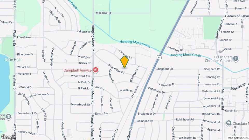 330 Pine Ridge Rd Mapa y Detalles de la Ubicación