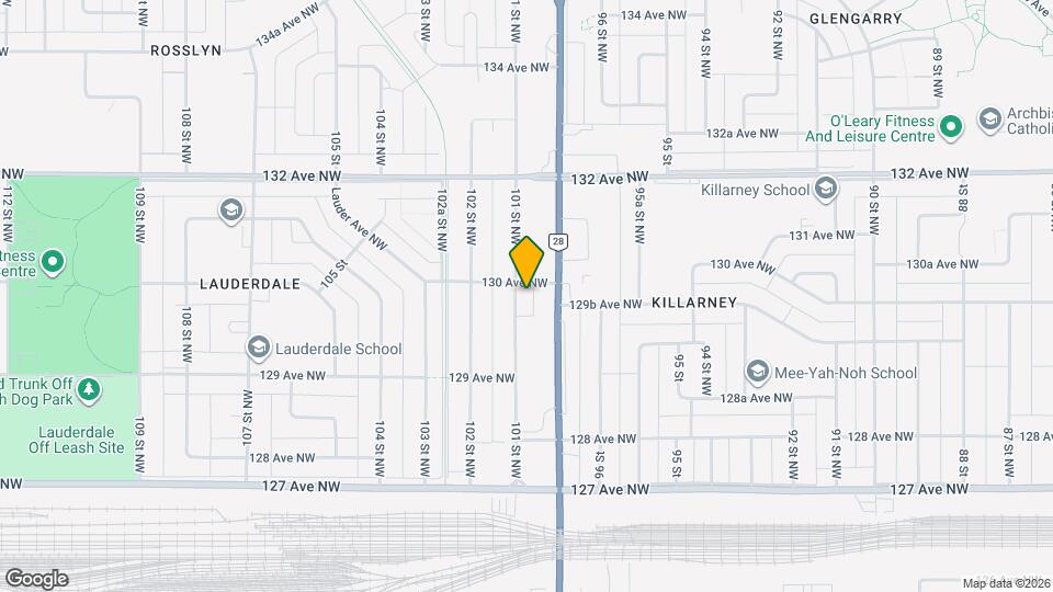 9725-9130 130 Ave NW Map and Location Details