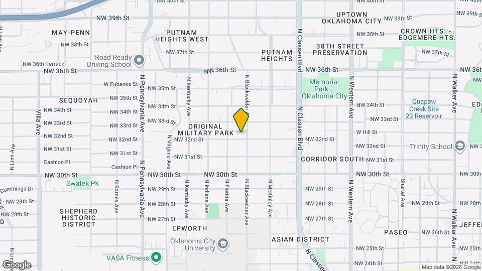 1609 NW 32nd St Map and Location Details