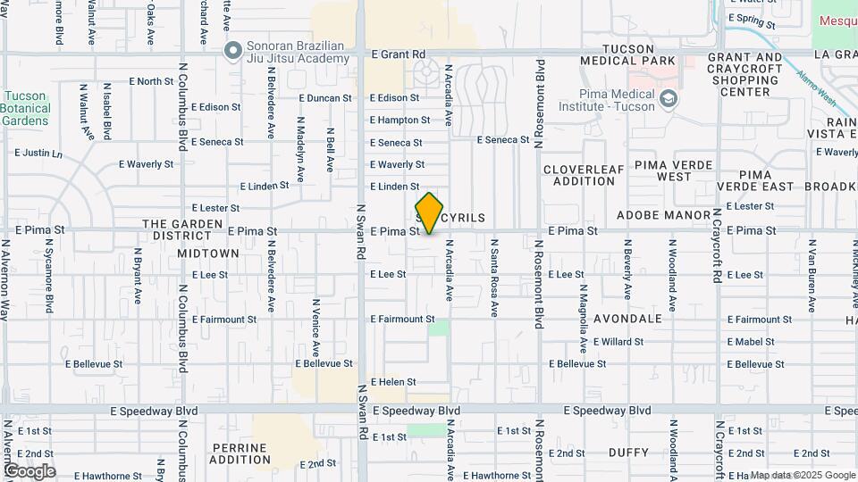 4848 E Pima St Mapa y Detalles de la Ubicación