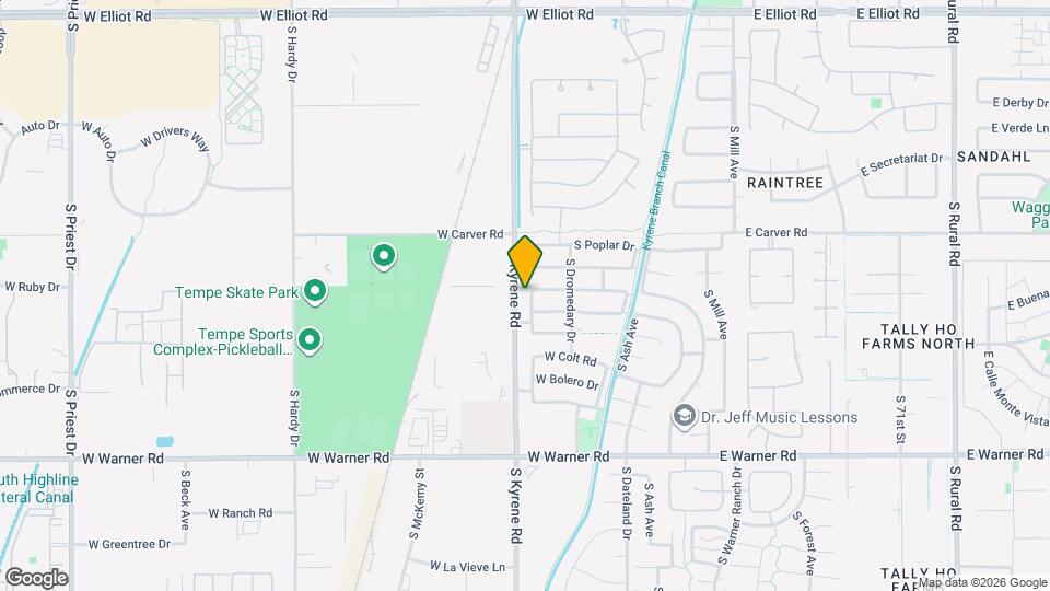 8372 S Stephanie Ln Map and Location Details