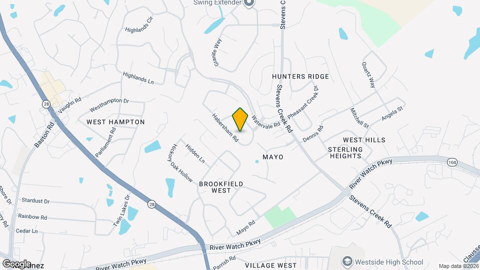 311 Habersham Rd Mapa y Detalles de la Ubicación