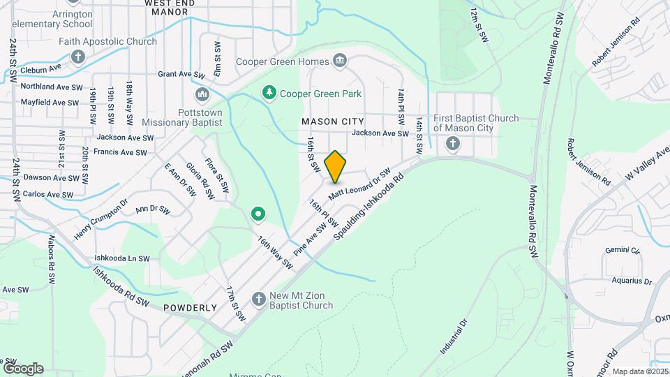 1536 Matt Leonard Dr SW Map and Location Details