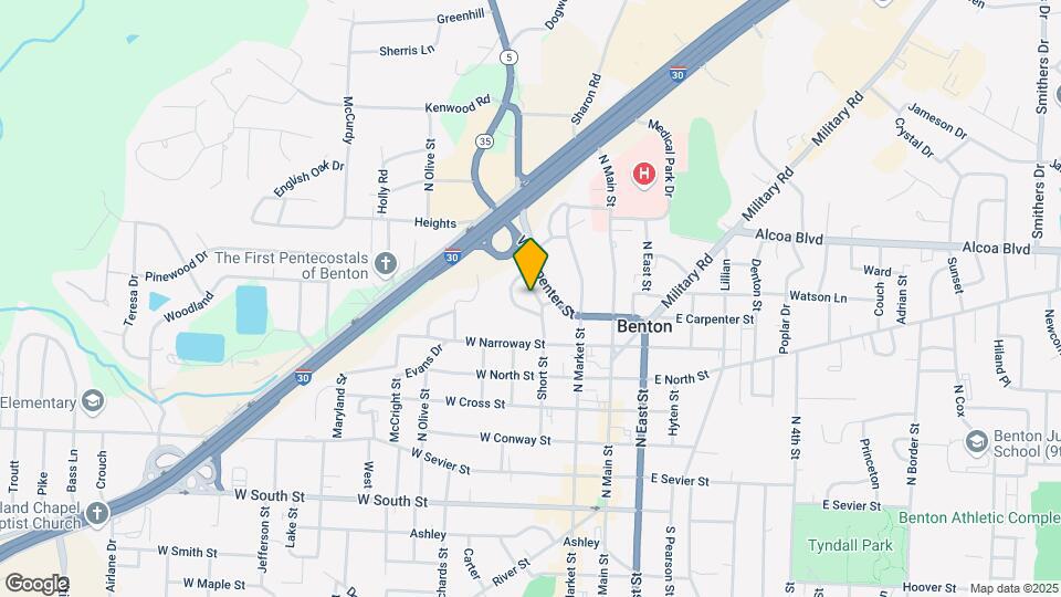 1009 Crestwood Dr Map and Location Details