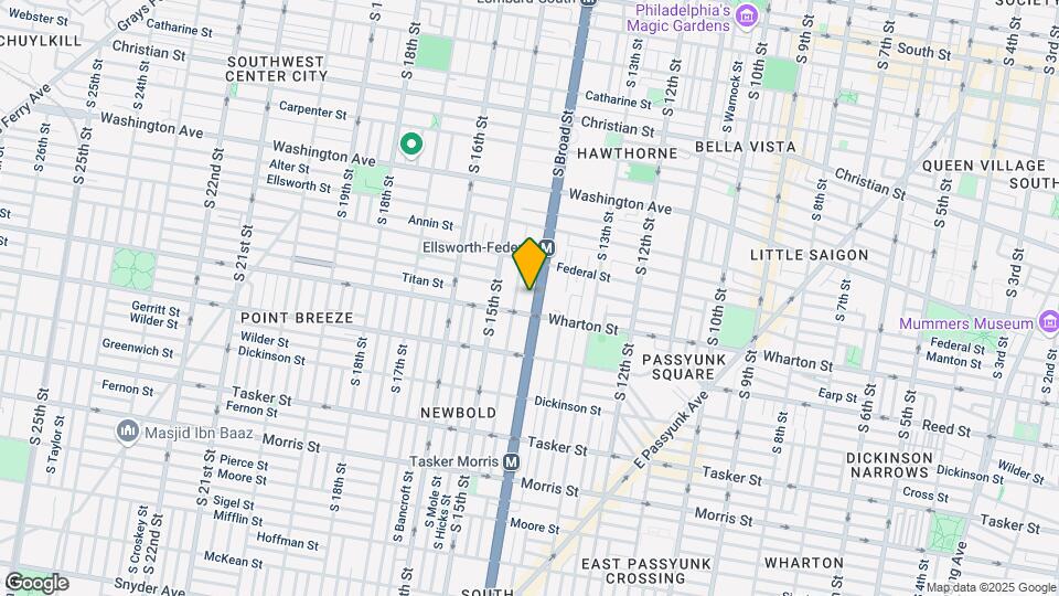 1232 S Broad St Map and Location Details