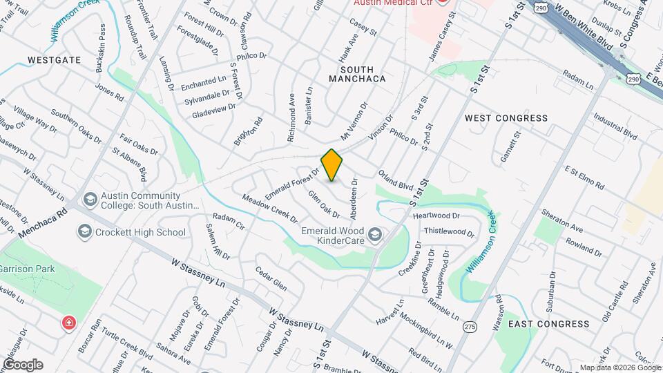 814 Hill Wood Dr Mapa y Detalles de la Ubicación