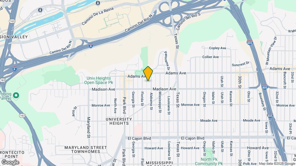 4636 Alabama St Map and Location Details